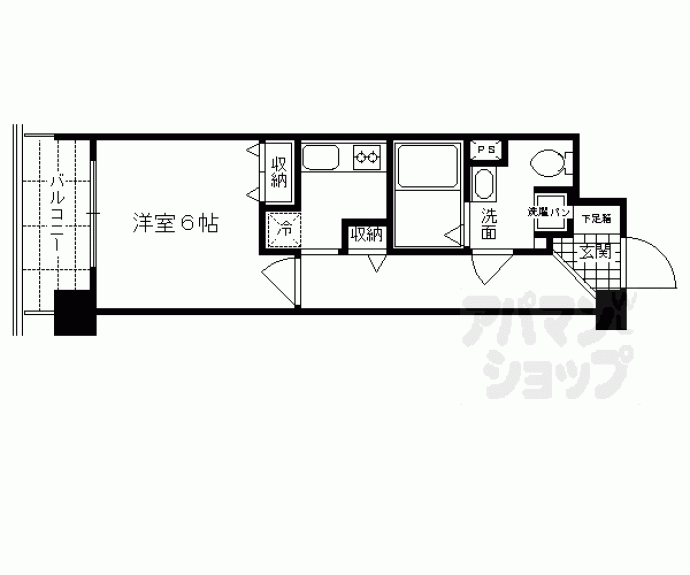 【ORYZA三条西洞院】間取