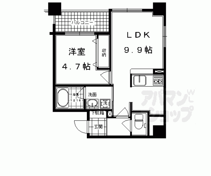 【カスタリア壬生】間取
