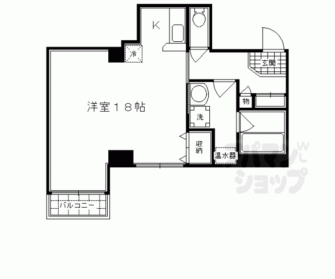 【グランレブリー室町六角】間取