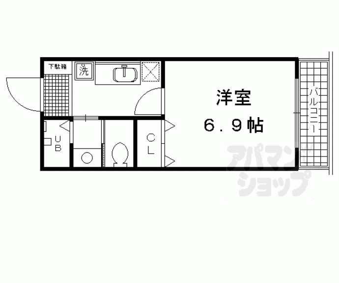 【四条敷島ビル】間取