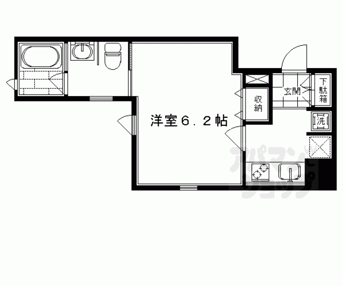 【アーバンフラッツ四条西洞院】間取
