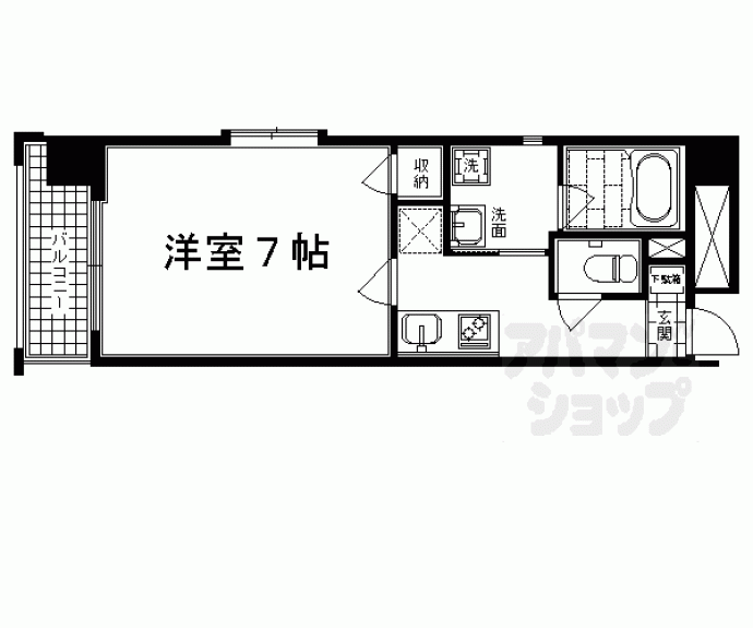 【ベラジオ四条大宮】間取