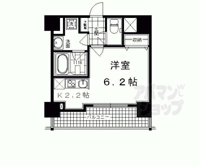 【ALTA京都堀川ウインドア】間取