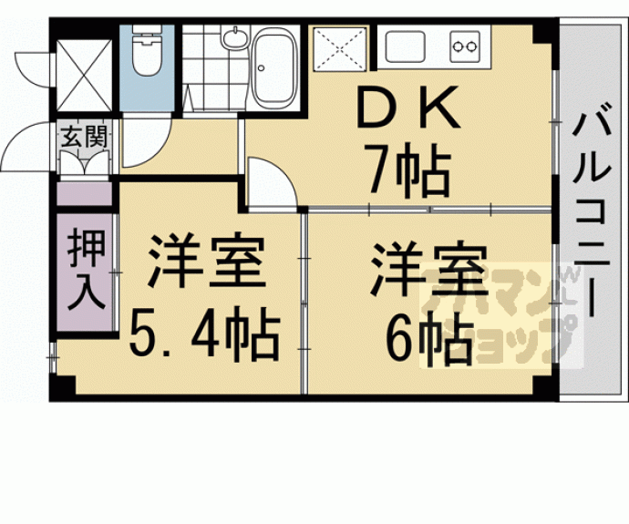 【ヴィラ福田】間取