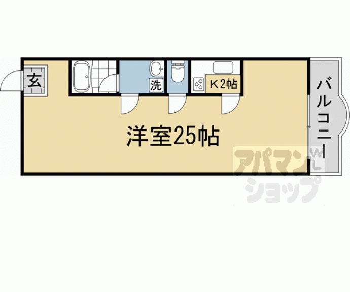 【ドルチェヴィータ京都六角】間取
