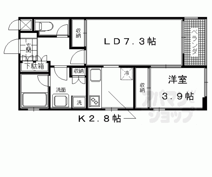 【アーバネックス東山三条】間取