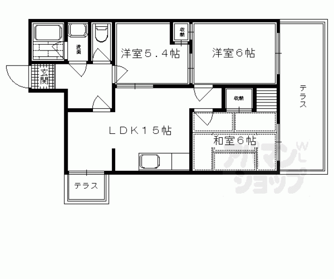 【ハイツ白山】間取