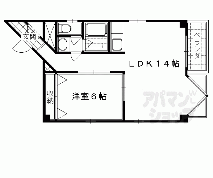 【ディピュイ亀屋ビル】間取