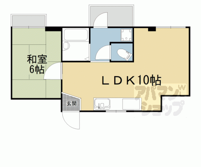 【七条ハイツ】間取