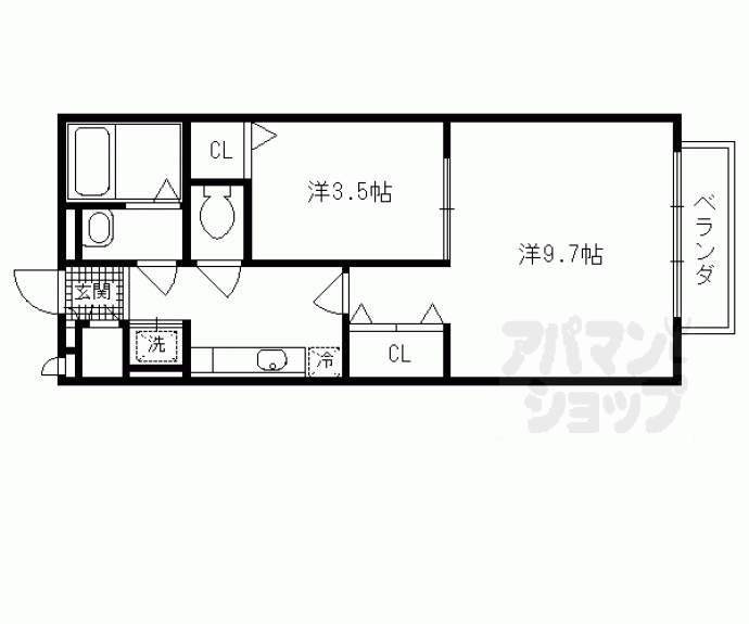 【セゾンNOIX】間取