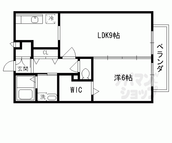 【セゾンＣＯＣＯＮ】間取