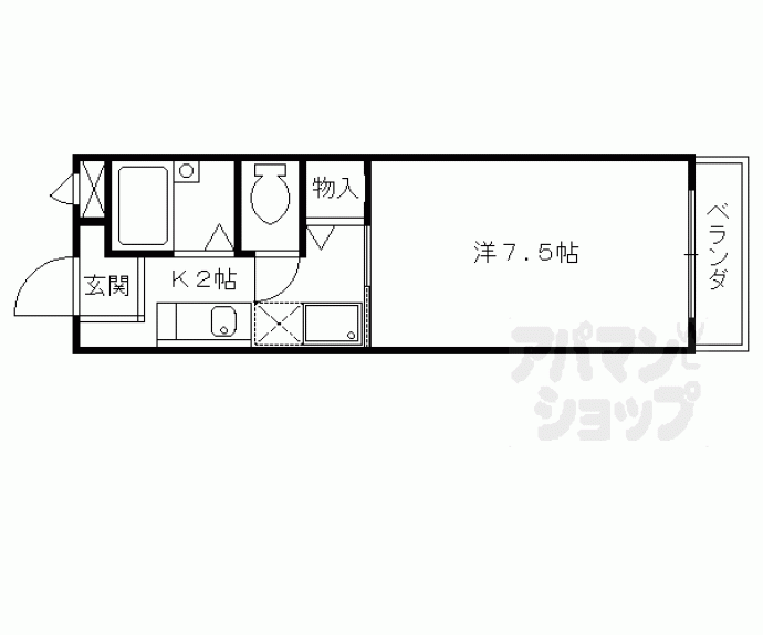 【メゾンカーマイン】間取