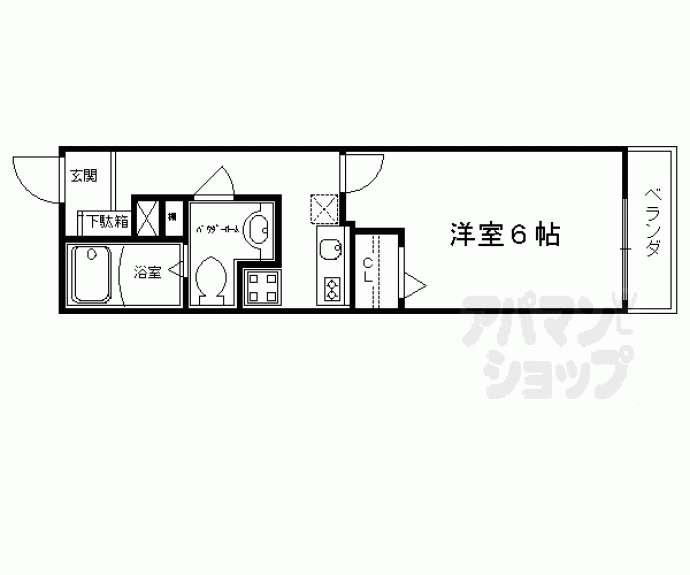 【Castle Shinraku】間取