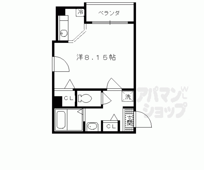 【メディナ西大路ＩＩ】間取