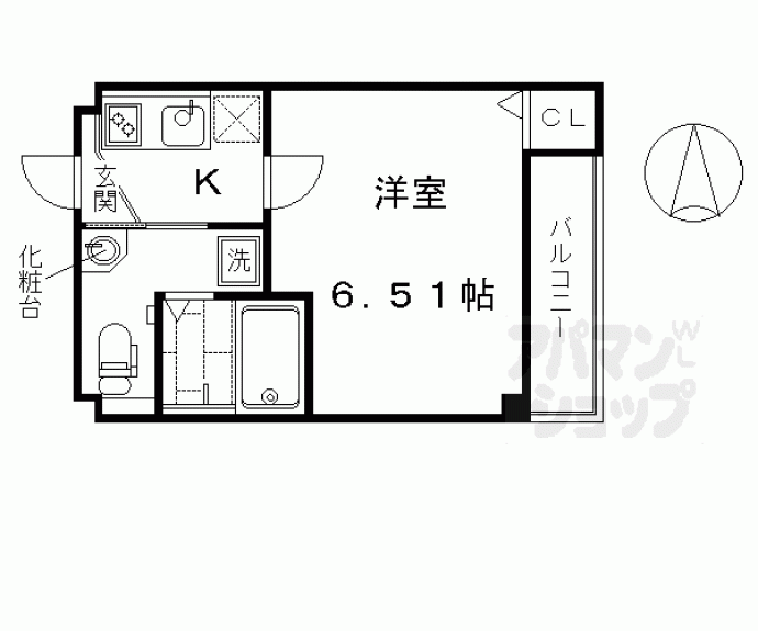 【ジュネス京都】間取