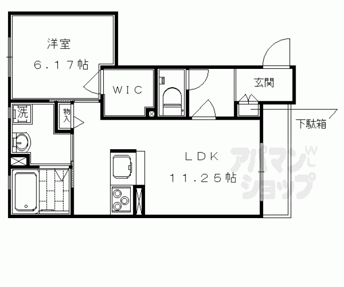 【シャーメゾン御所ノ内本町】間取