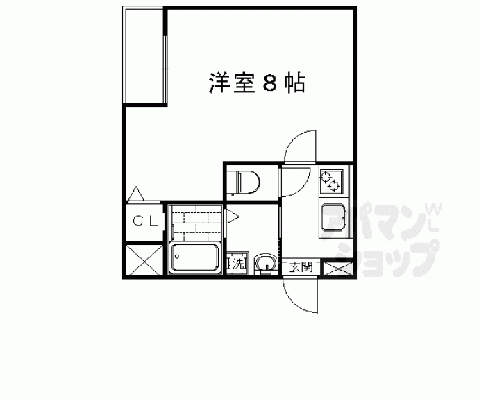 【アークリード五条堀川】間取