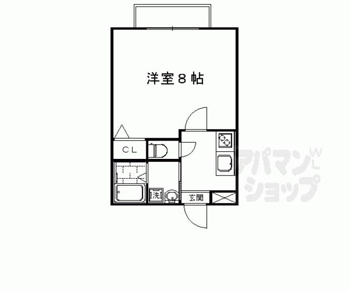 【アークリード五条堀川】間取