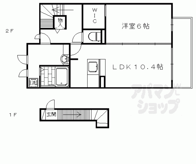 【セジュールKURUMI】間取