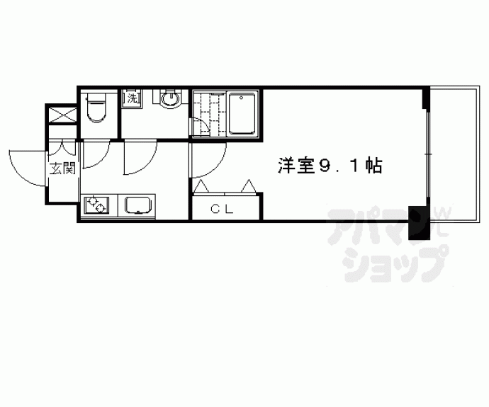 【ベラジオ京都洛南グルーブ】間取