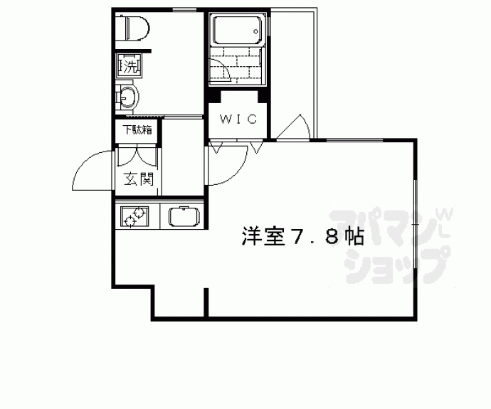 【ベラジオ京都駅東Ⅱ】間取