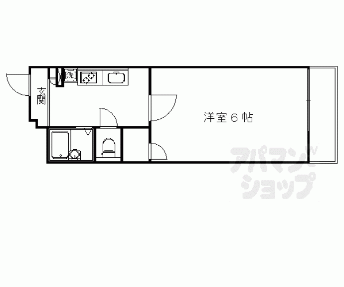 【レオパレス東寺】間取