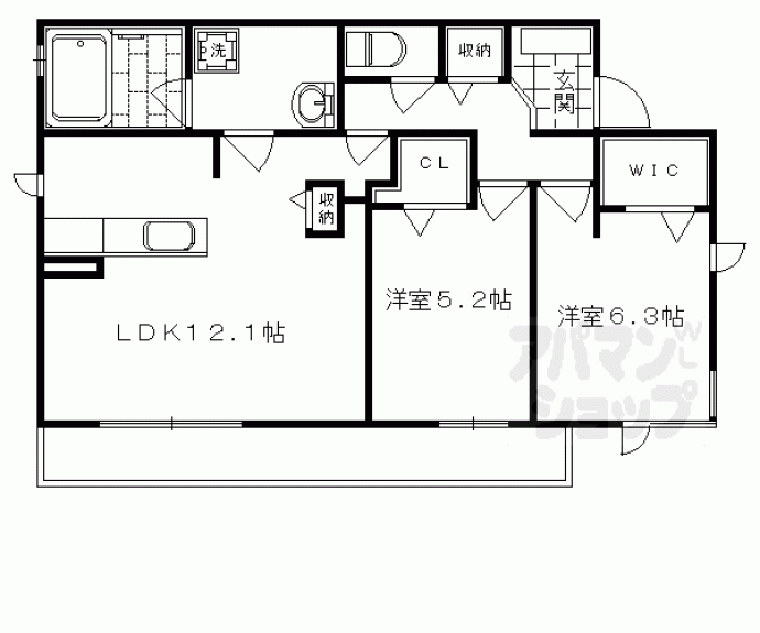 【サニーハイツ佐野】間取