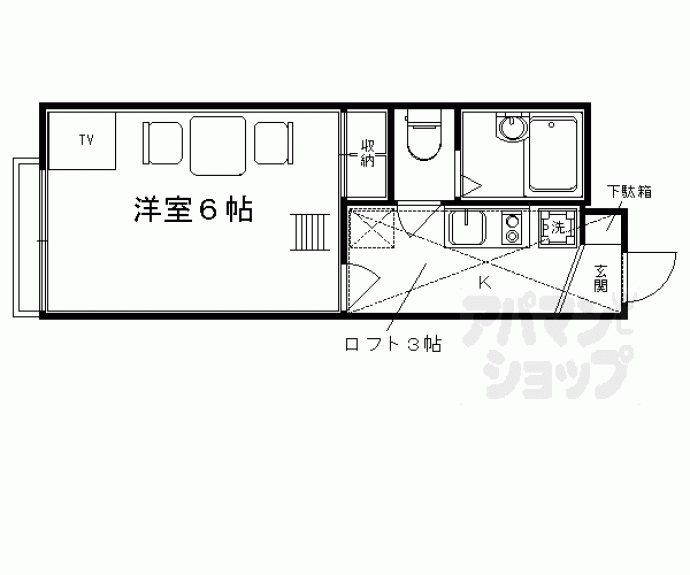 【レオパレス佐井通】間取