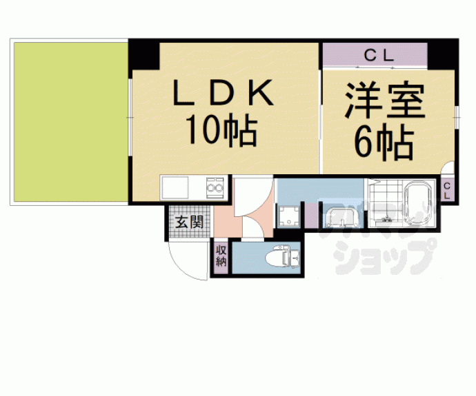 【プロシード西大路】間取