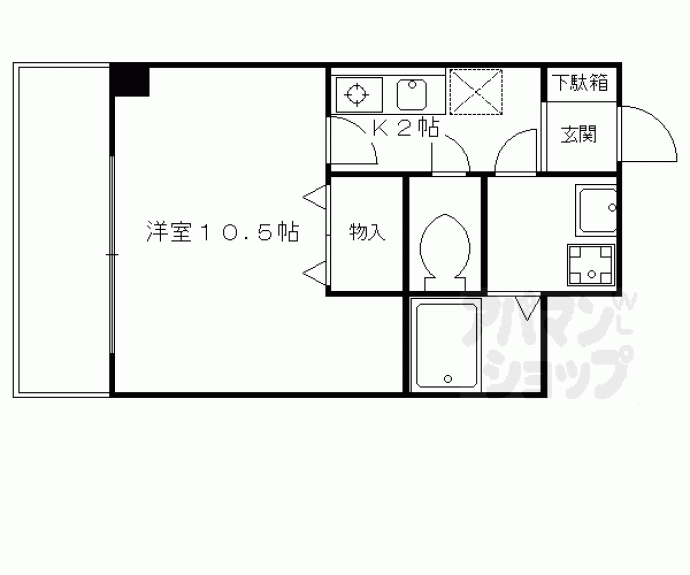 【LACASA山科】間取