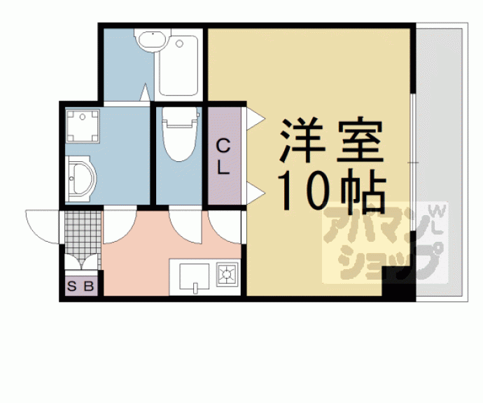 【ＬＡＣＡＳＡ山科】間取