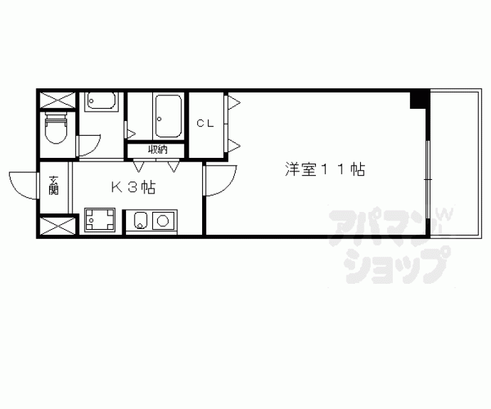 【メゾン・ド・ブランシェ】間取