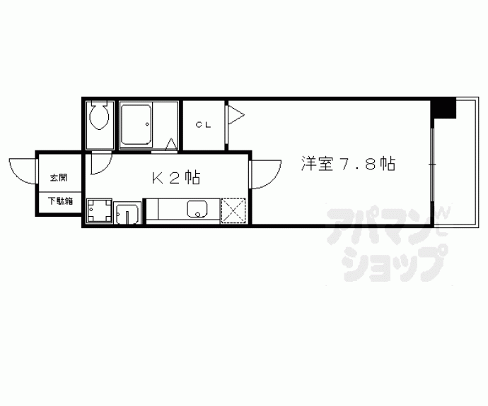 【エスタシオンデ山科三品】間取