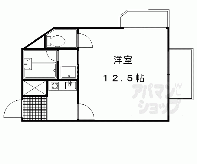 【京阪四ノ宮アバンギャルド】間取