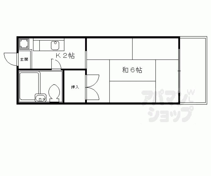 【ハイツコワフュール】間取