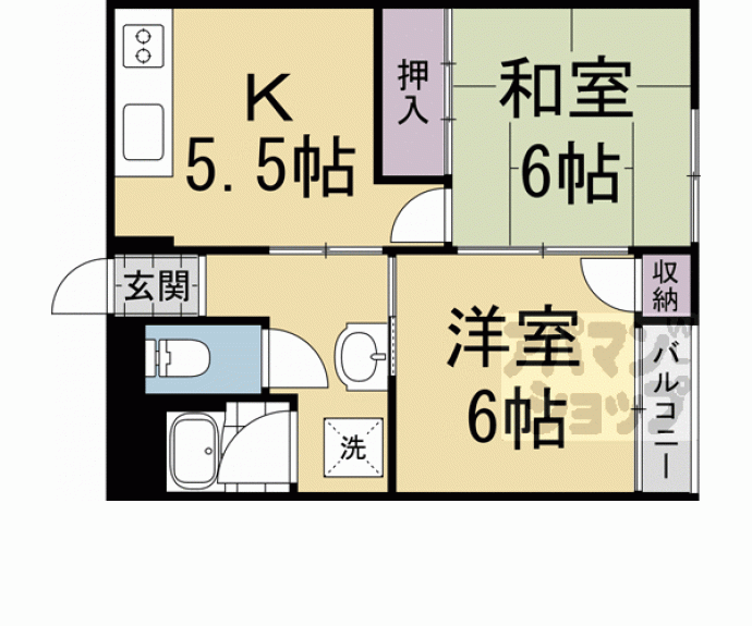 【マンション北斗】間取