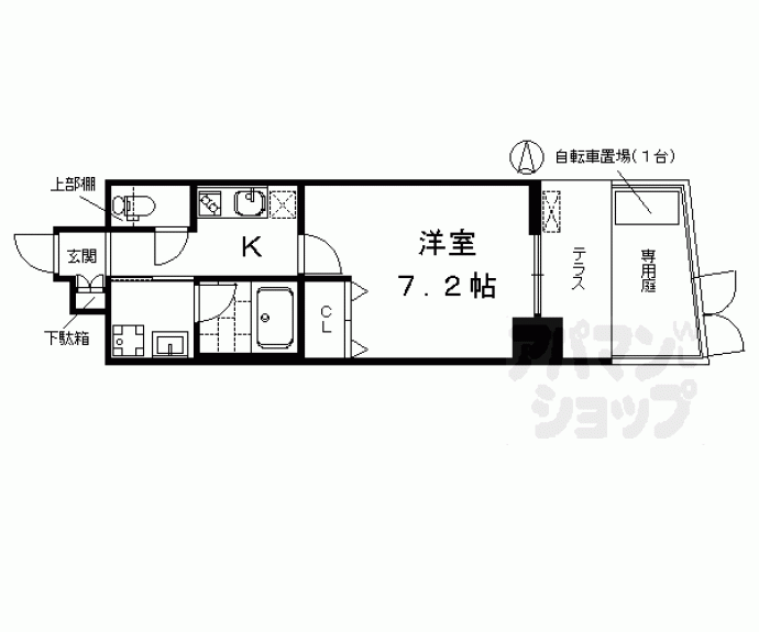 【レジデンス京都ミッドシティ】間取