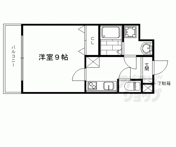 【ｍｉｔｙＪＲ桂川】間取