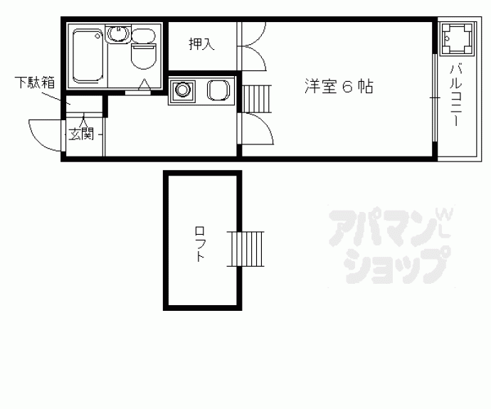 【レオパレス久世】間取