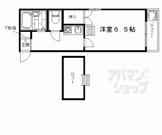 【レオパレス久世】間取