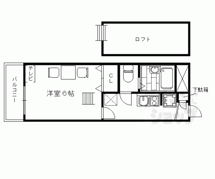 【レオパレスモンフレール】間取