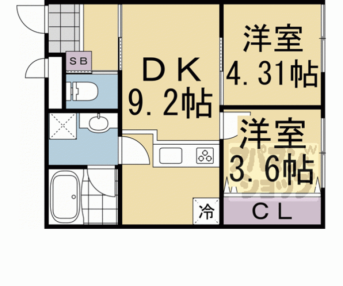 【グレース吉祥院】間取