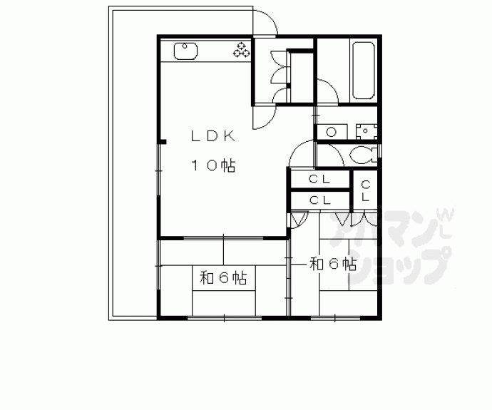 【番匠マンション】間取
