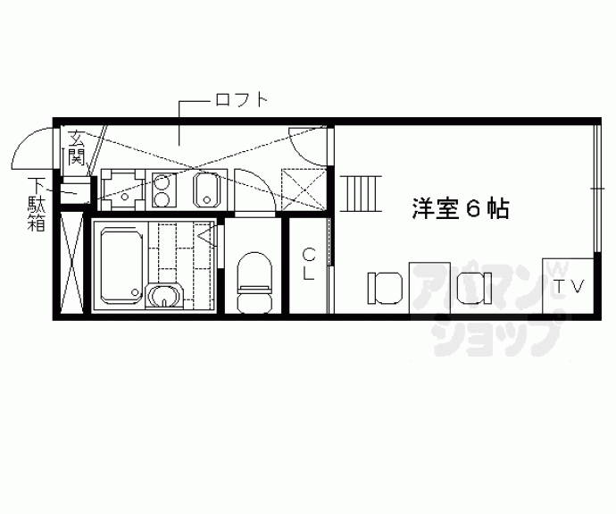 【レオパレスＡＬＴＡⅢ】間取