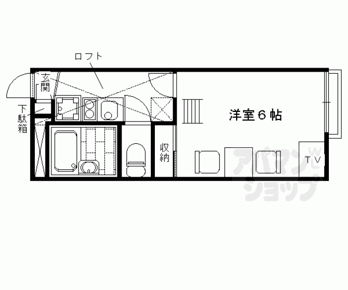 【レオパレスＡＬＴＡⅣ】間取
