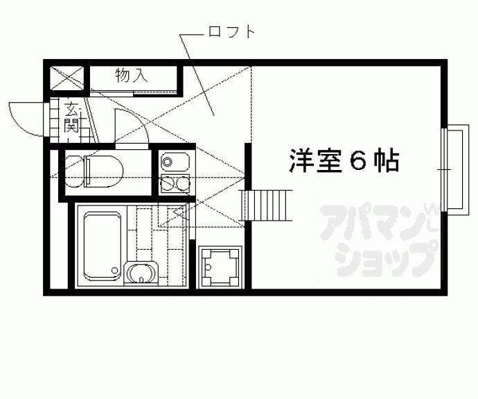 【レオパレスフォレスト】間取