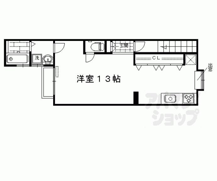 【メゾンクリップA】間取