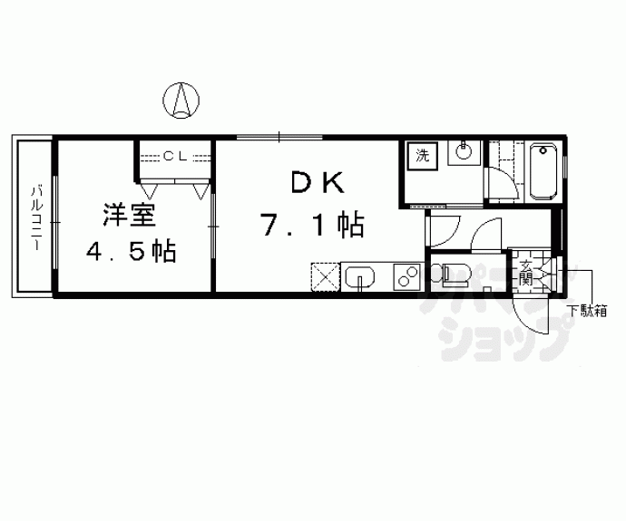 【ブランドールＯ＆Ｎ】間取