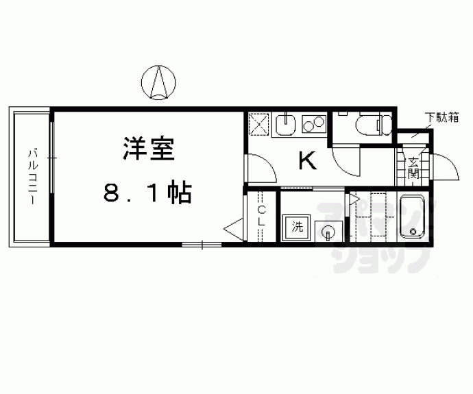 【ブランドールO&N】間取