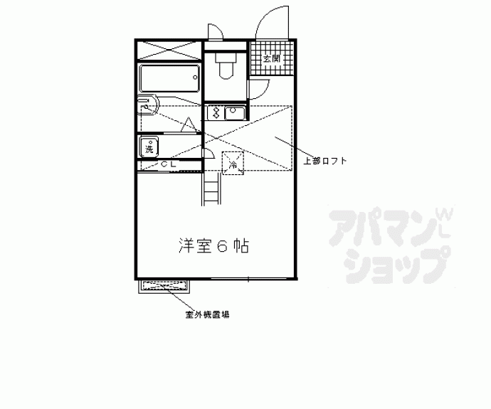【レオパレスグローバルⅡ】間取
